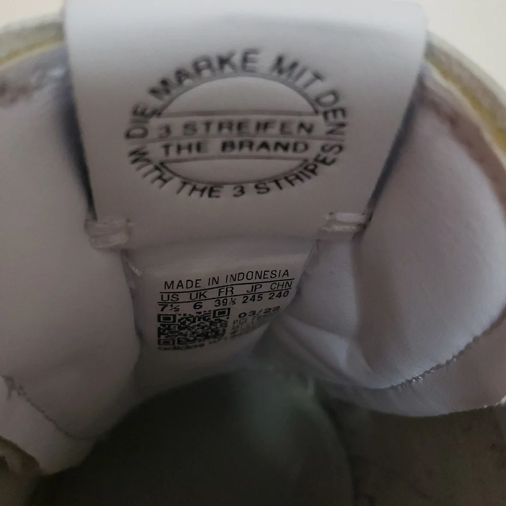 adidas Women's White Marble Platform Sneakers